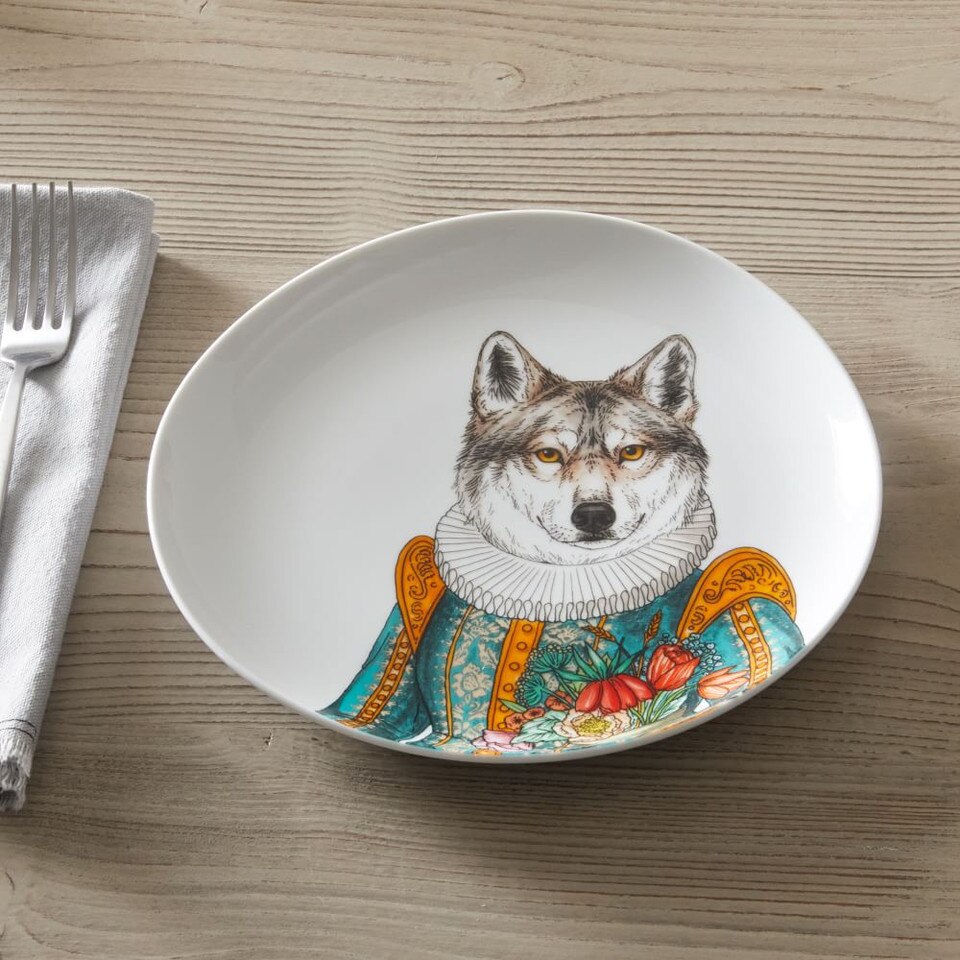Dapper Animal Salad Plates West Elm Australia
